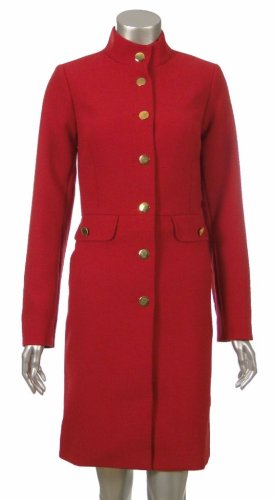 Sutton Studio Womens Crepe Jacket Topper(8, Rouge) [Apparel]