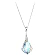 Handcrafted Sterling Silver Aurora Baroque Necklace MADE WITH SWAROVSKI ELEMENTS