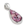 Pink Millefiori Drop Pendant