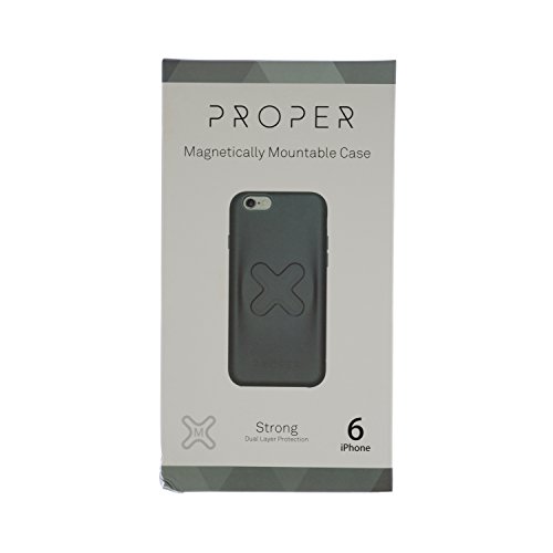 Apple Iphone 6 Mobile Cases - Strong - Rubberized Finish and Attractive Look - Space Grey/Black