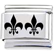 Body Candy Italian Charms Laser Fleur Di Lis