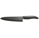 Kyocera Revolution Series 7 Inch Professional Chef's Knife, Black Blade