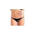 Ed Hardy Tease Foil Satin Touch G-String Thong Panty