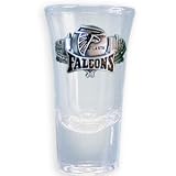 Atlanta Falcons Flared Top Shooter Shot Glass - NFL Football Fan Shop Sports Team Merchandise