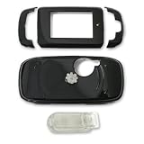 Sidekick 3 and Danger Sharp Hiptop 3 Solid Black Snap-On Crystal Case with Removable Swivel Belt Clip