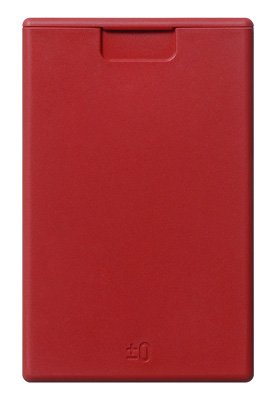 ±0 プラスマイナスゼロ カードケース （レッド） ZSC-R020(R) 