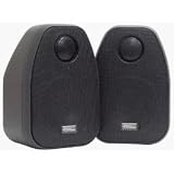 SOUND AROUND/PYLE INDUSTRIES PDX448 4'' Metal Cabinet Shielded Satellite Speaker with Swivel Tweeter
