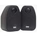 SOUND AROUND/PYLE INDUSTRIES PDX448 4'' Metal Cabinet Shielded Satellite Speaker with Swivel Tweeter