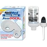 Sinus Rinse Grey Dry Dock Stand - 2 #6 x 3/4" screws, 2 drywall anchors, 2 double sided tape, 2 suction cups, (NeilMed)