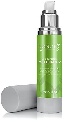 Organic Night &amp; Day Face Moisturizer Luxurious Facial Cream For Dry Skin Enriched by Hyaluronic Acid and Organic Ingredients Anti Aging - Vanilla Scent - Muslin Pouch pack