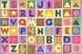 LA Rug Numbers & Letters Rug 8'x11'