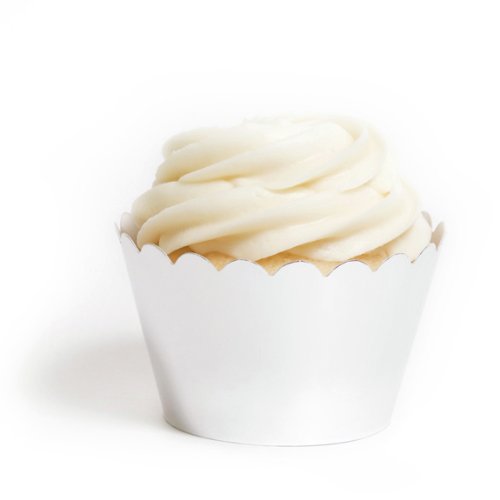 Dress My Cupcake Standard Gold Foil Cupcake Wrappers, Set of 12