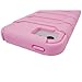 LUVVITT® ARMOR SHELL Double Layer Shock Absorbing Case for iPhone 5C (LIFETIME WARRANTY | Retail Packaging) - Pink