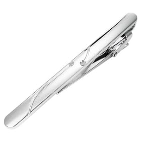 The Stainless Steel Jewellery Shop - Smart Stainless Steel Tie Clip with 2... by 