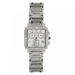 Womens Bulova Diamond Watch Crafted in Stainless Steel - 96R000