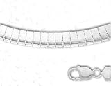 Sterling Silver 18 Inch X 6.0 mm Omega Necklace - Italian
