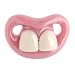 Billy Bob Two Front Teeth Baby Bugs Pacifier, Pink Lips Novelty Gag gift