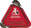Set of 4 Pre-packaged Pro Series black plastic 8-ball triangle. - Billiards Equipment
