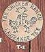 The Chicken Ranch Solid Brass Brothel Tokens