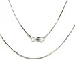 .925 Silver Square-Cut Snake Chain, 16 , 18 or 20 IN
