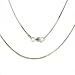.925 Silver Square-Cut Snake Chain, 16 , 18 or 20 IN