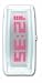 Black Dice 'Guru' White Unisex Watch With Red LED Programmable Scrolling Message