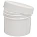 Dynalon 426325-0200 White Opaque Polypropylene Lab Specimen and Sample Storage Jar/Container, 2oz Capacity (Case of 72)