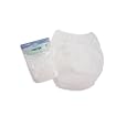 Dappi Waterproof 100% Nylon Diaper Pants, 2 Pack, White, X-Large