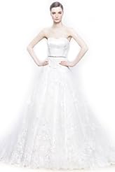 Plus Size Beaded Lace Crystals Crystal Applique Chiffon/Taffeta/Tulle  Mermaid  Ball Gown Wedding Dress 