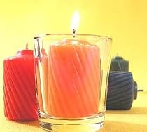 15-hour scented Votive Candles (Set of 20) Harvest - Cinnamon