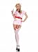 5Pc Naughty Nurse Includes Headpiece Stet Cope Gartered Dress & Belt