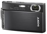 Sony Cybershot DSCT300/B 10.1MP Digital Camera with 5x Optical Zoom with Super Steady Shot (Black)