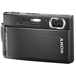 Sony Cybershot DSCT300/B 10.1MP Digital Camera with 5x Optical Zoom with Super Steady Shot (Black)