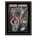 NBA Decade of Legends Autographed Framed Lithograph