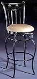 2 Camelot II Glass Swivel Bar Stools