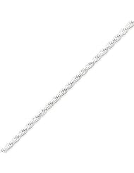 Sterling Silver 2.25mm Diamond-cut Rope Chain - 16 Inch
