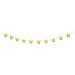 Imported Felt 3-Peak Crown Pennant Flags Bunting Garland Banner Birthday Decor Yellow RS.140.00