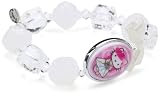TARINA TARANTINO Pink Head Portrait Bride Stretch Bracelet