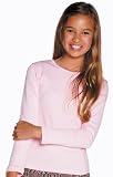 Girls 1x1 Rib Long Sleeve Tee Shirt