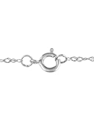10K White Rose Gold, Diamond Heart Pendant with Chain, (.25 cttw, GH Color, I2-I3 Clarity), 17"