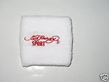 ED HARDY WHITE WRIST BAND