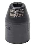 Armstrong 46-606 3/8-Inch Drive 6 Point Impact Socket, 6 mm [並行輸入品]