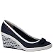 Keds Women's Bliss Wedge,Navy,8 M US