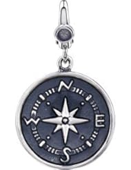 Sterling Silver Compass Charm