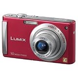Panasonic Lumix DMC-FS5R 10.1MP Digital Camera with 4x Wide Angle MEGA Optical Image Stabilized Zoom (Red)