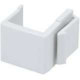 Monoprice Blank Insert For Wall Plate - 10pcs/Pack (White)