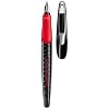 Herlitz 10999738 Schulf�llhalter my.pen M-Feder schwarz/rot, inklusive Patrone