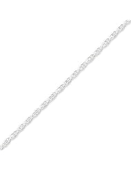 Sterling Silver 2.75mm Loose Rope Chain - 16 Inch