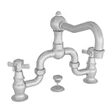Newport Brass 1000B/20 Stainless Steel Fairfield Fairfield Widespread Bathroom Bridge Faucet with Me