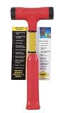 Dead-Blow Hammers: Nupla Dead Blow Hammer, Strike Pro, 1 3/8" Face Dia, 12" OAL